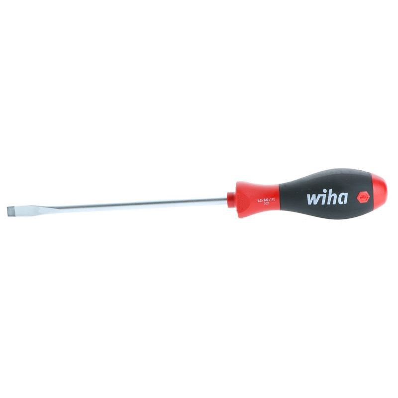 Wiha SoftFinish Slotted Driver 8.0 x 175mm