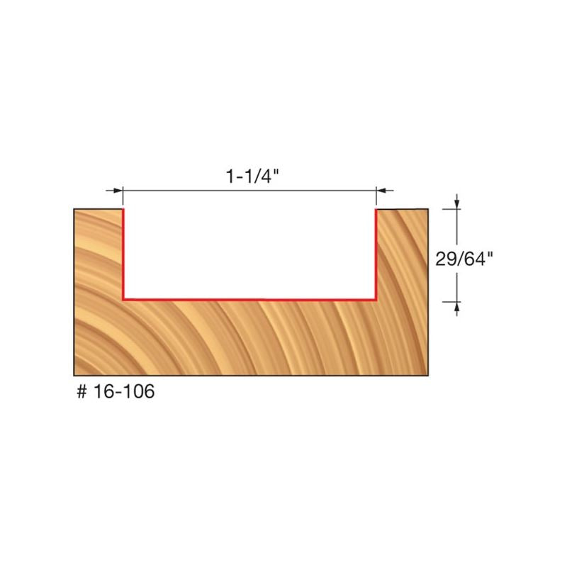 Freud | 16-106 1-1/4 (Dia.) Mortising Bit