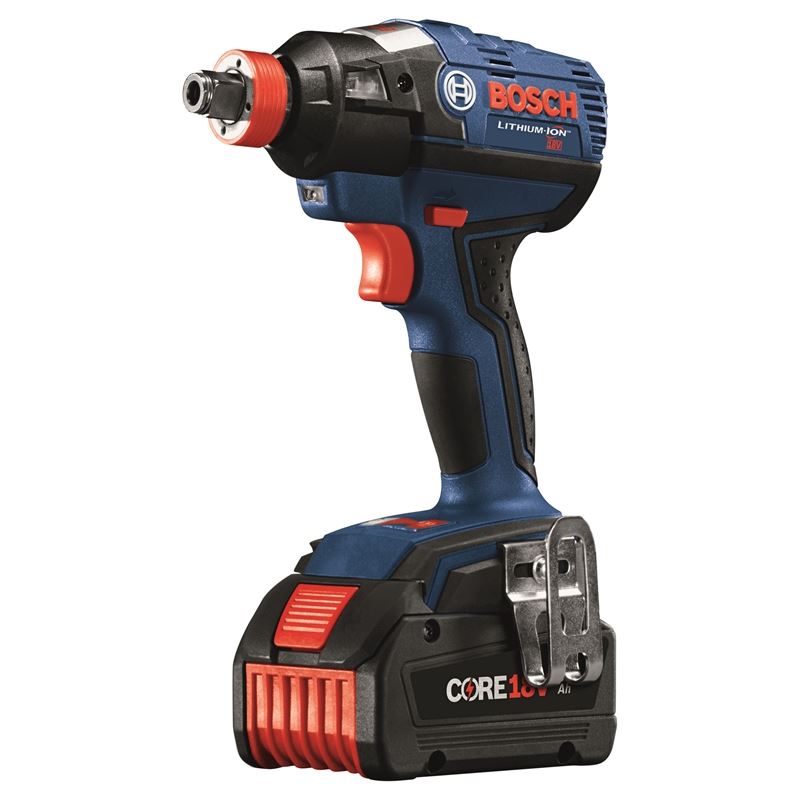 Bosch | IDH182-B24 18 V EC Brushless 1/4 and 1/2 In. Socket-Ready Impact Driver Kit w/(2) Batteries | BFP