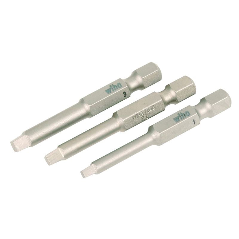 Wiha Square Power Bit Set 3 Pack