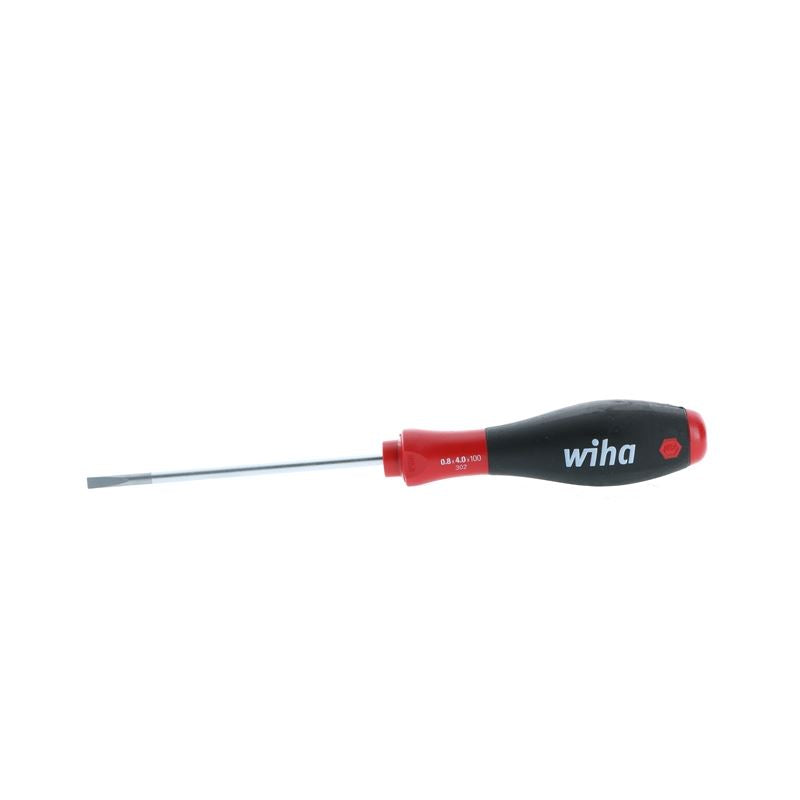 Wiha SoftFinish Slotted Driver 4.0 x 100mm