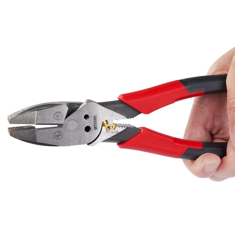 Milwaukee MT550C 9in Linemans Comfort Grip Pliers w/ Crimper and Bolt Cutter (USA)