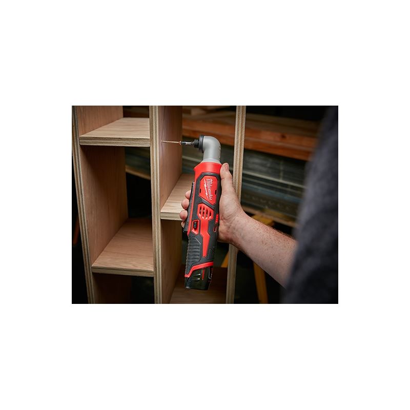 Milwaukee 2467-21 M12 1/4" Hex Right Angle Impact Driver Kit