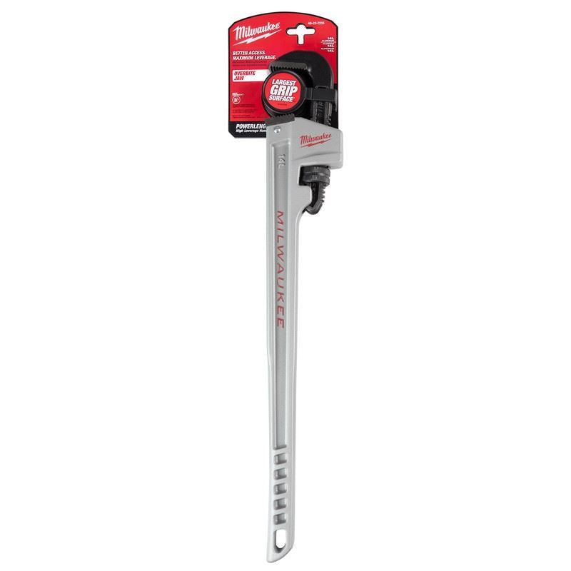 Milwaukee 48-22-7215 14L Aluminum Pipe Wrench with POWERLENGTH Handle