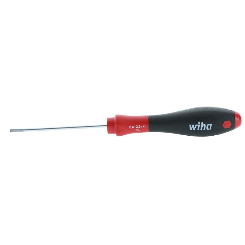 Wiha SoftFinish Slotted Driver 2.5 x 75mm