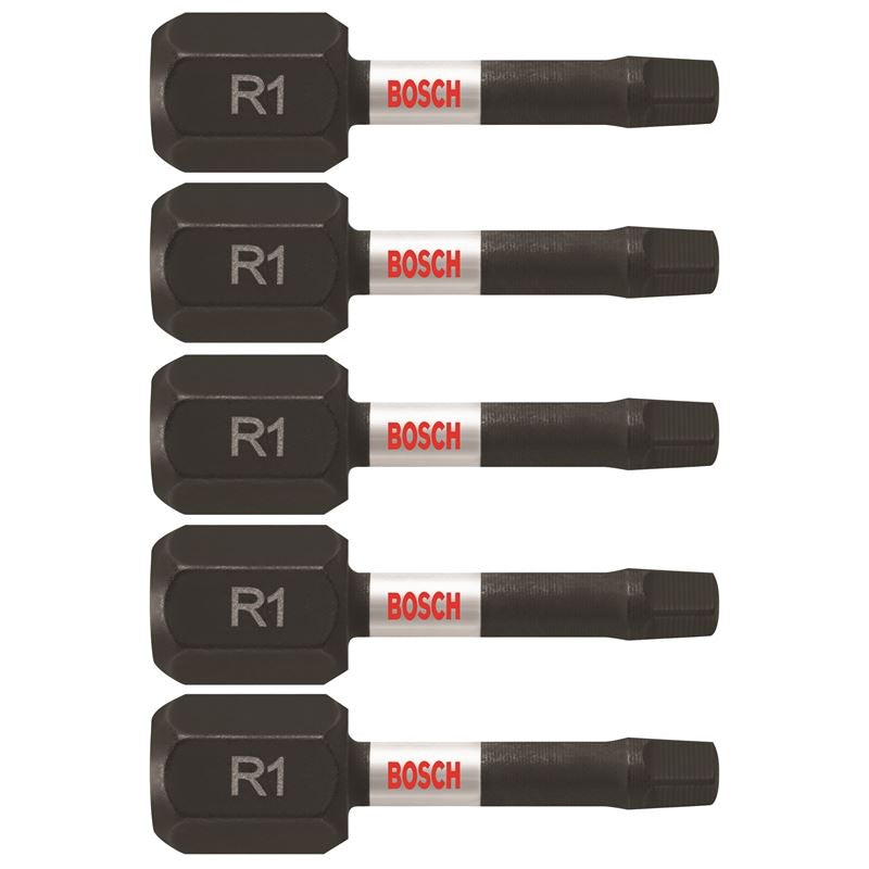 Bosch | ITSQ1105 5 pc. Impact Tough 1 In. Square #1 Insert Bits