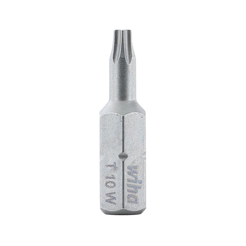Wiha Torx Align Insert Bit T10 x 25mm Pack of 10 Bits