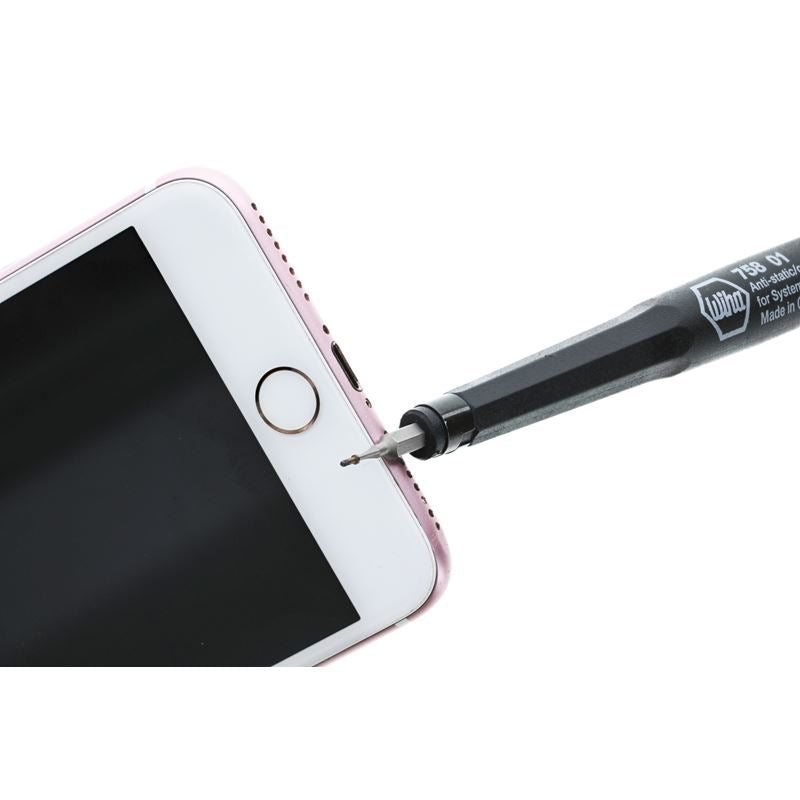 Wiha Master Tech 65 Piece Set - ESD Handle, Mini Ratchet and MicroBits In Metal Storage Box