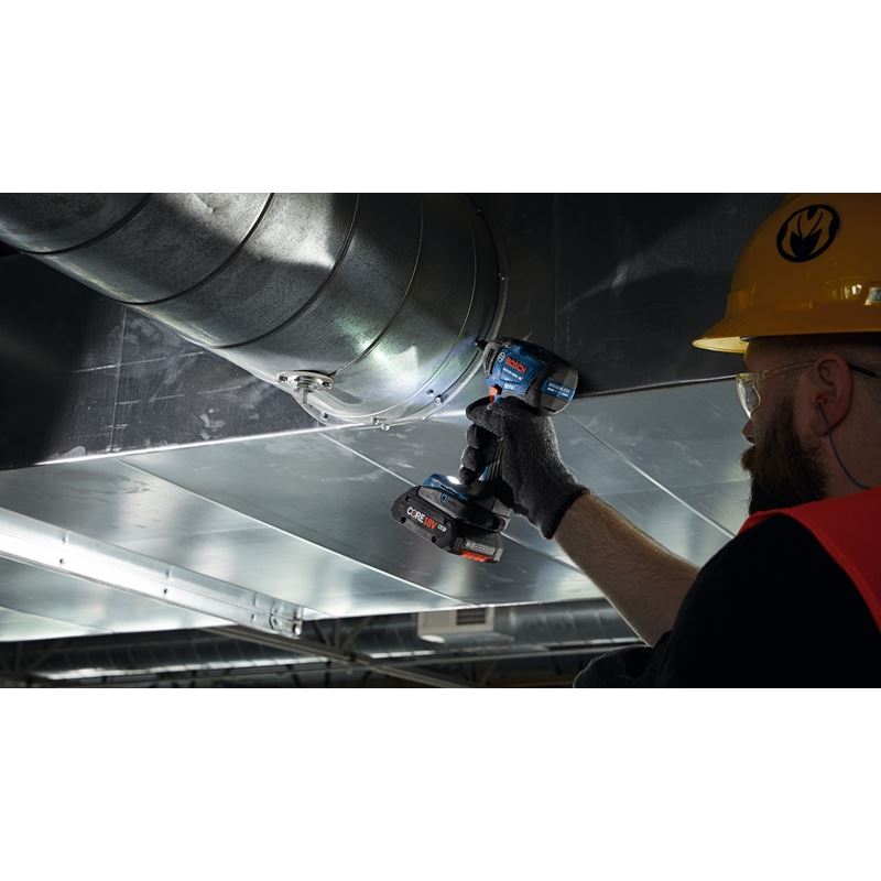 Bosch GDR18V-1860CB25 18V Connected-Ready 1/4 In. Hex Impact Driver Kit with (2) CORE18V 4.0 Ah Compact Batteries and (1) Connectivity Module