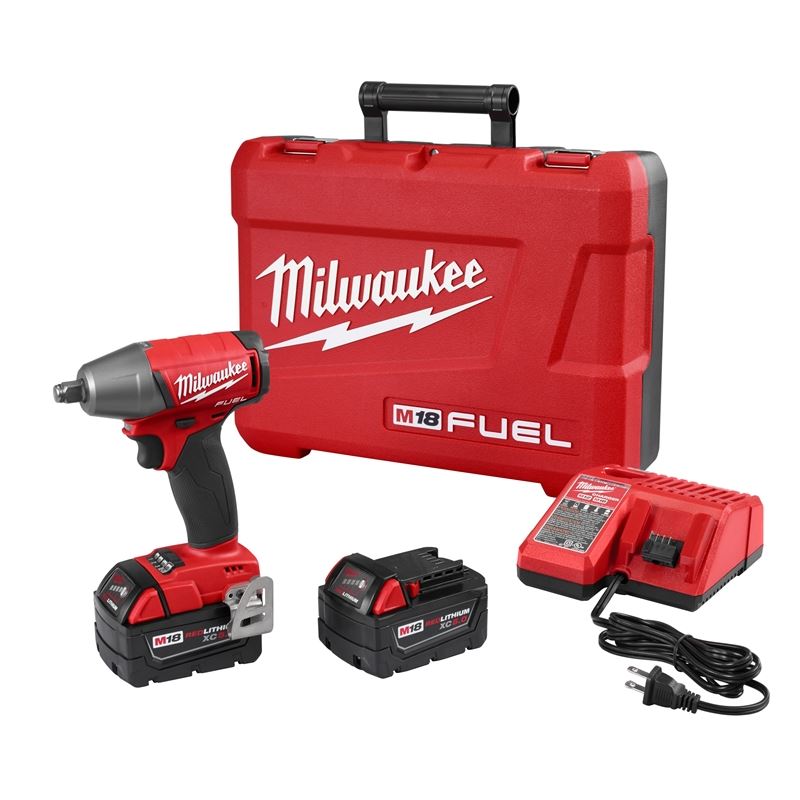 Milwaukee 2755-22 1/2" Compact Impact Wrench w/ Pin Detent Kit