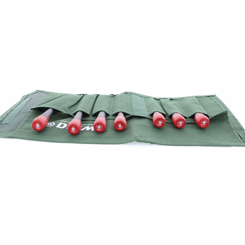 Wiha PicoFinish Precision Hex Metric Driver 7 Piece Set in Canvas Pouch