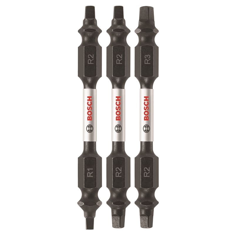 Bosch | ITDESQV2503 3 pc. Impact Tough 2.5 In. Square Double-Ended Bit Set