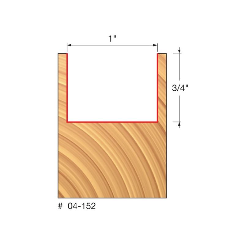 Freud | 04-152 1 (Dia.) Double Flute Straight Bit