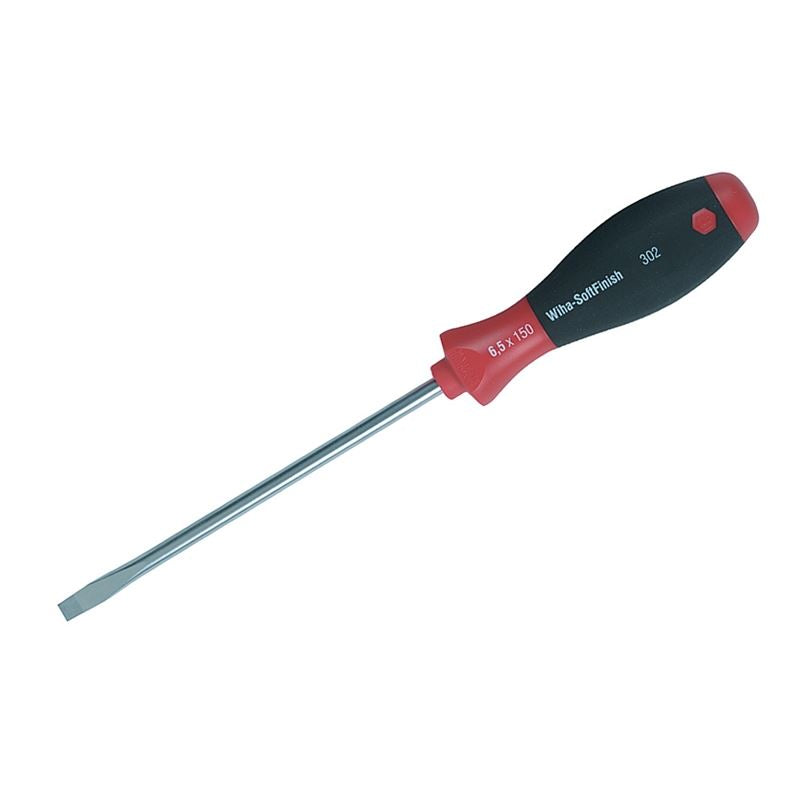 Wiha SoftFinish Slotted Driver 8.0 x 150mm