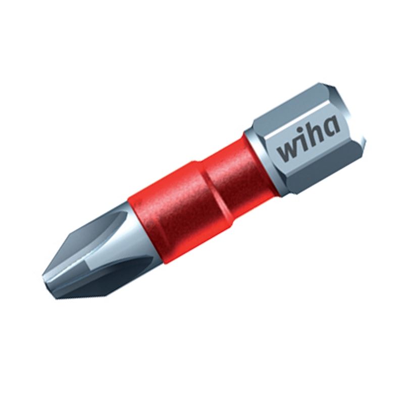 Wiha Terminator Impact Insert Bit Phillips #1 Pack of 10 Bits