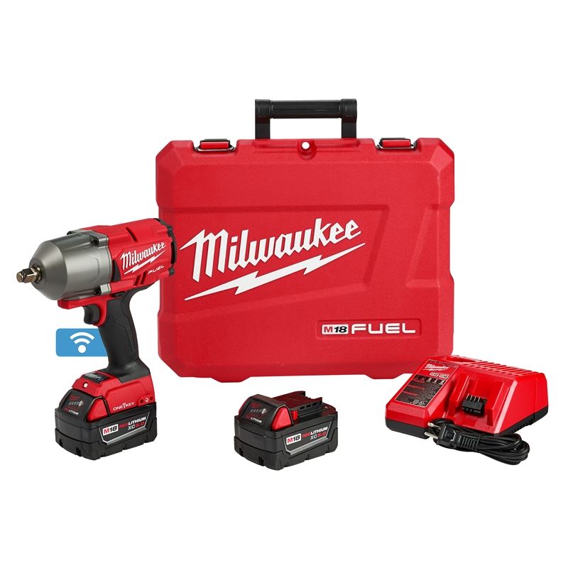 Milwaukee M18 FUEL w/ ONE-KEY High Torque Impact Wrench 1/2" Friction Ring Kit