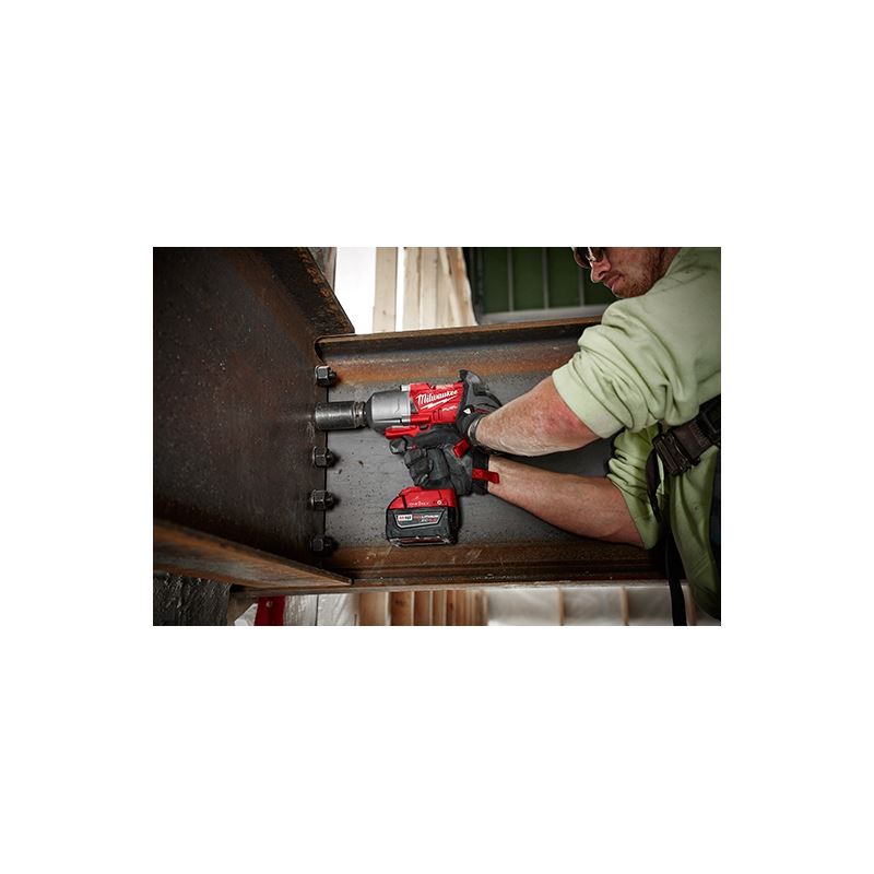 Milwaukee 2862-20 M18 FUEL w/ ONE-KEY High Torque Impact Wrench 1/2in Pin Detent Bare Tool