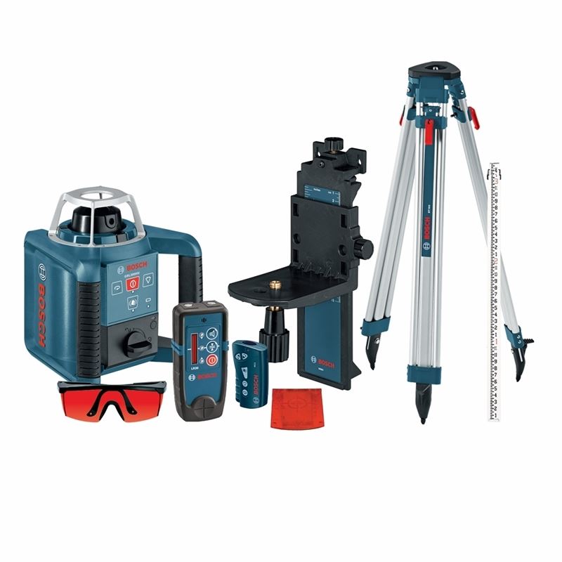 Bosch | GRL300HVCK Self-Leveling Rotary Laser with Layout Beam Complete Kit