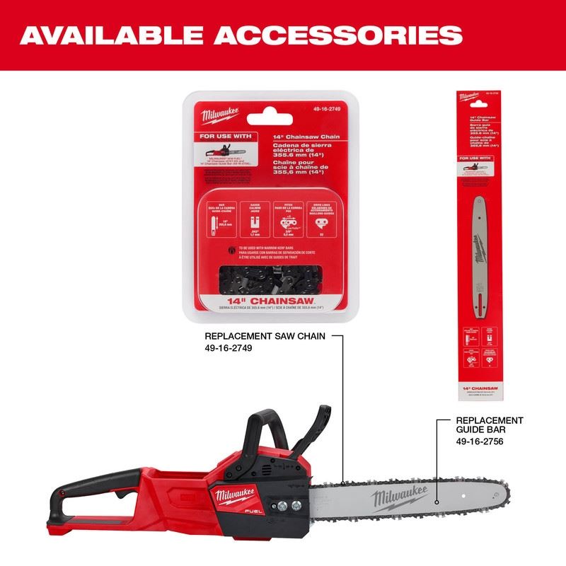 Milwaukee 2727-20C M18 FUEL 14in Chainsaw