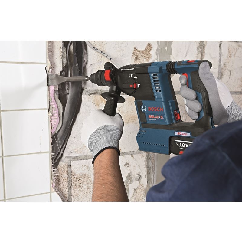 Bosch 18V EC Brushless 1 In. SDS-plus® Bulldog™ Rotary Hammer Kit - GBH18V-26K | BFP