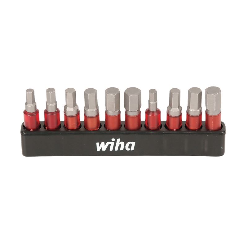 Wiha Terminator Impact Insert Hex Bits Inch/Metric 10 Pc. Set