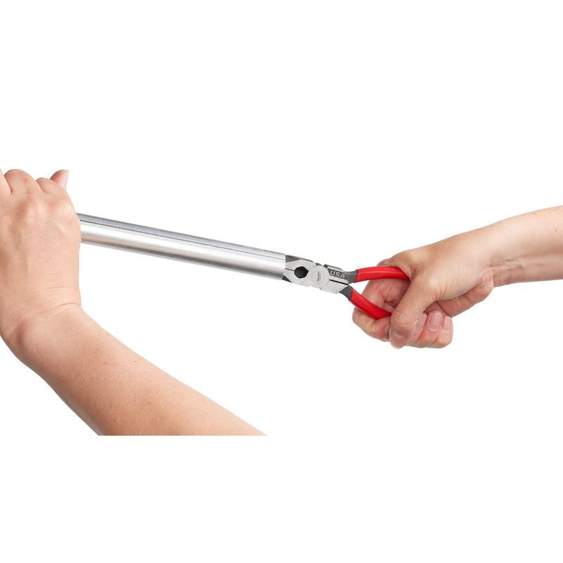 Milwaukee MT505 8in Long Nose Dipped Grip Pliers (USA)