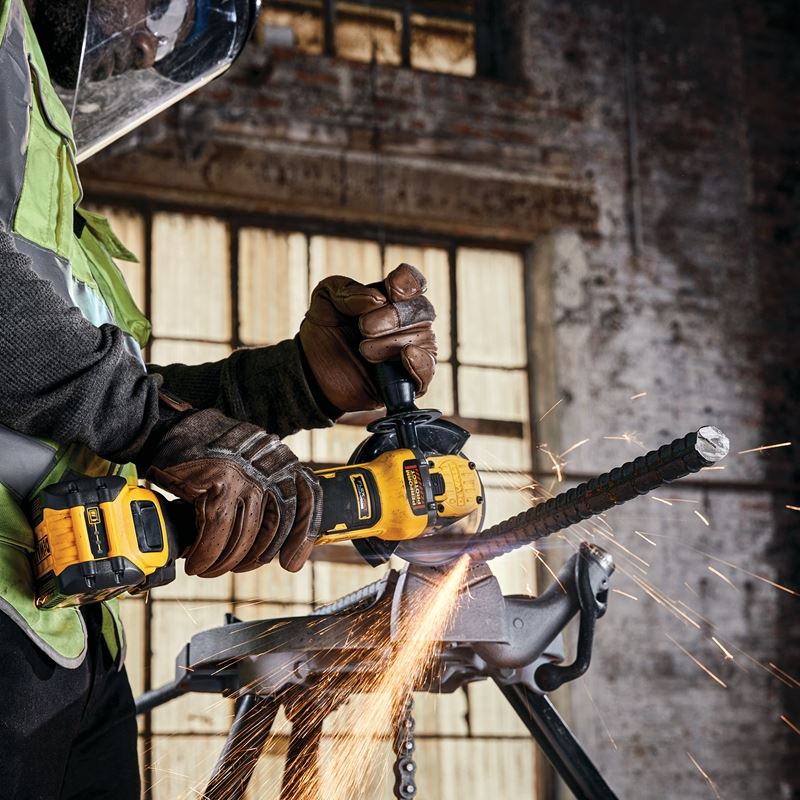 DEWALT DCG416B 20V MAX* 4-1/2 in. - 5 in. Brushless Cordless Paddle Switch Angle Grinder with FLEXVOLT ADVANTAGE (Tool Only)