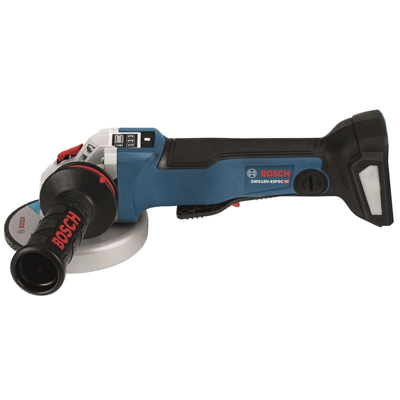 Bosch | GWS18V-45PSCB14 18V EC Brushless Connected 4-1/2 In. Angle Grinder Kit with No Lock-On Paddle Switch