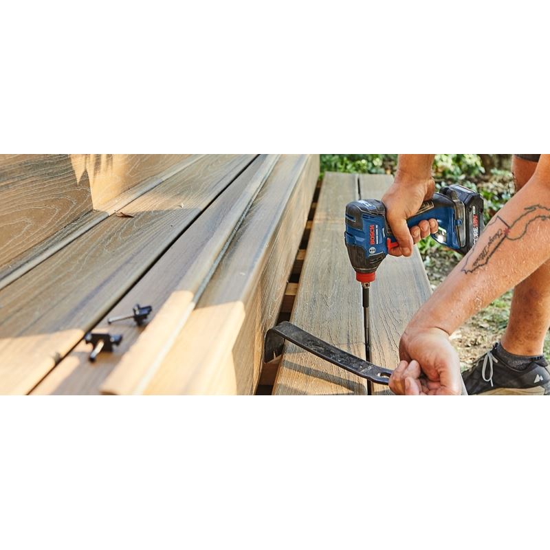 Bosch GDX18V-1860CN 18V Brushless Connected-Ready Freak 1/4 In. and 1/2 In.Two-In-One Bit/Socket Impact Driver (Bare Tool)