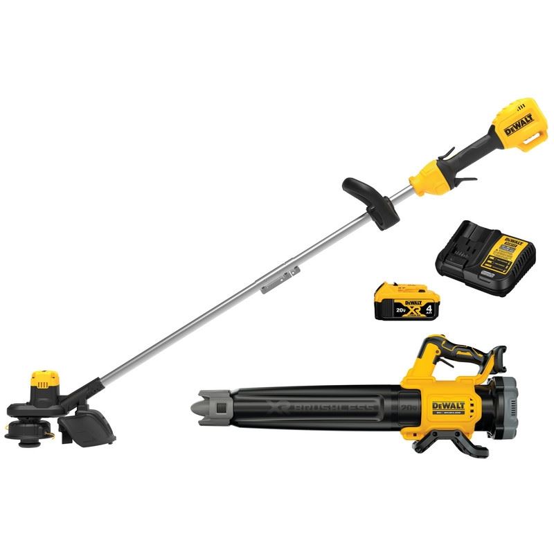 DEWALT DCKO215M1 20V MAX Cordless String Trimmer and Brushless Blower Combo Kit