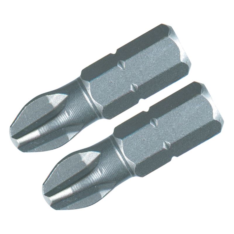 Wiha Phillips Insert Bit #2 x 25mm Pack of 2 Bits