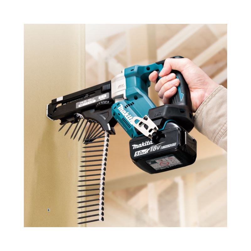 Makita DFR551ZX1 18V LXT Brushless Cordless 2-3/16in Autofeed Screwdriver w/XPT (Tool Only)