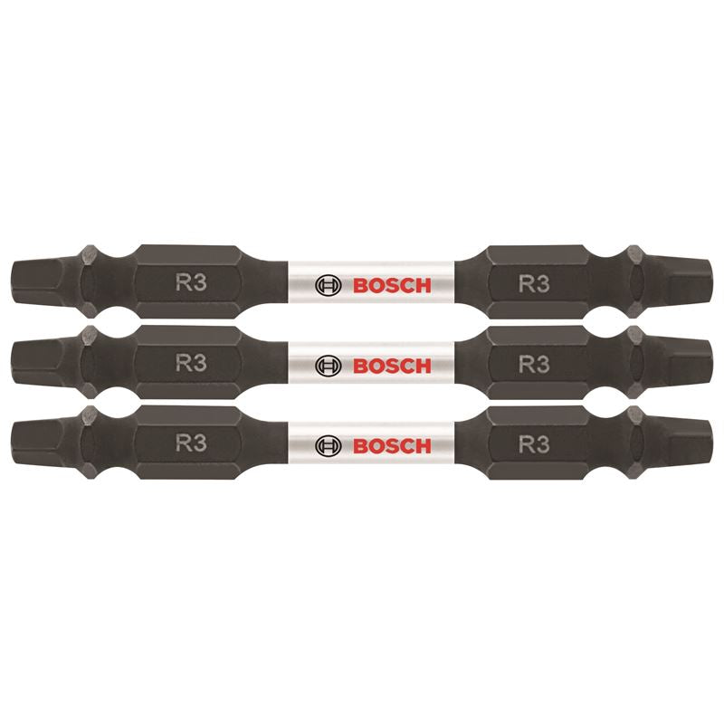 Bosch | ITDESQ32503 3 pc. Impact Tough 2.5 In. Square #3 Double-Ended Bits