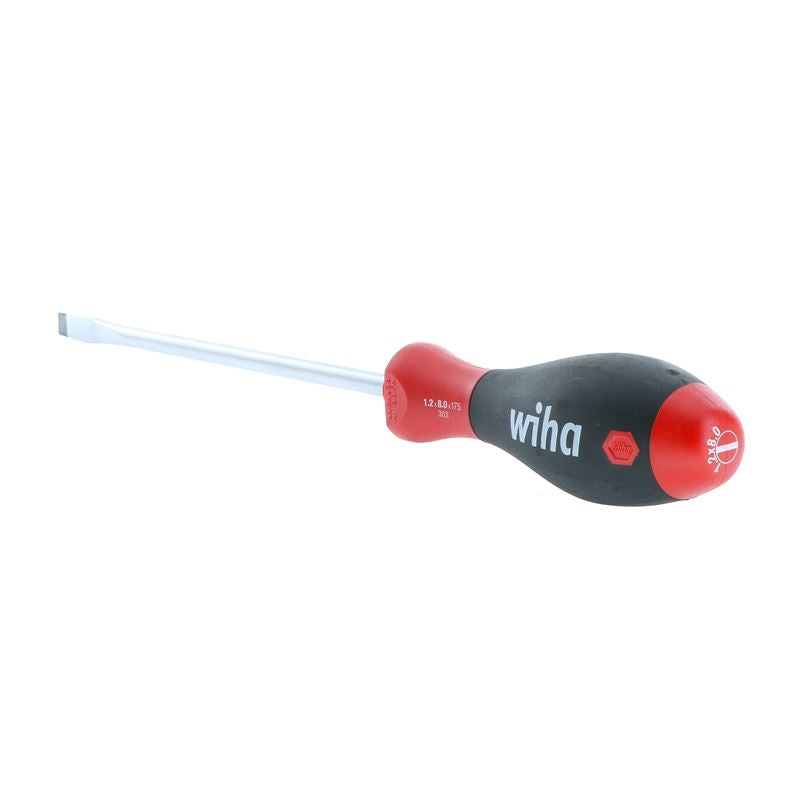 Wiha SoftFinish Slotted Driver 8.0 x 175mm
