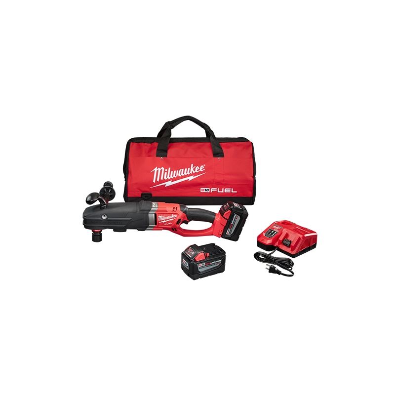 Milwaukee 2711-22HD M18 FUELâ„¢ SUPER HAWGâ„¢ Right Angle Drill w/ QUIK-LOKâ„¢ Kit
