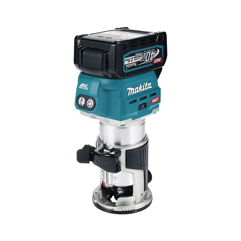 Makita RT001GD101 40V max XGT Brushless Cordless Compact Router w/ AWS XPT (2.5 Ah Kit)