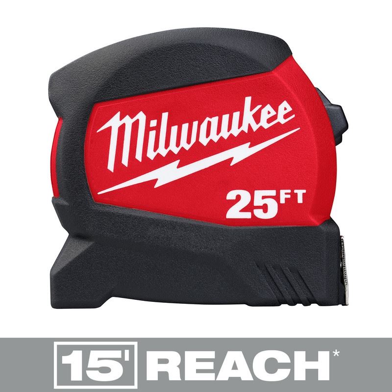 Milwaukee 48-22-0425 25 FT Compact Wide Blade Tape Measures