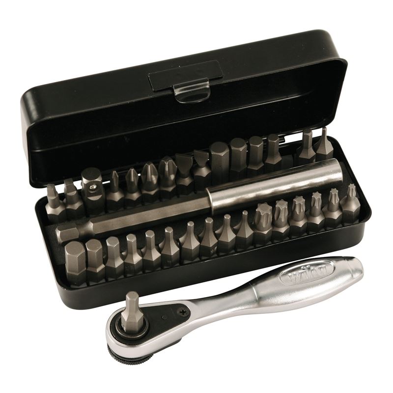 Wiha 1/4in Ratchet and Bits 35 Piece Set