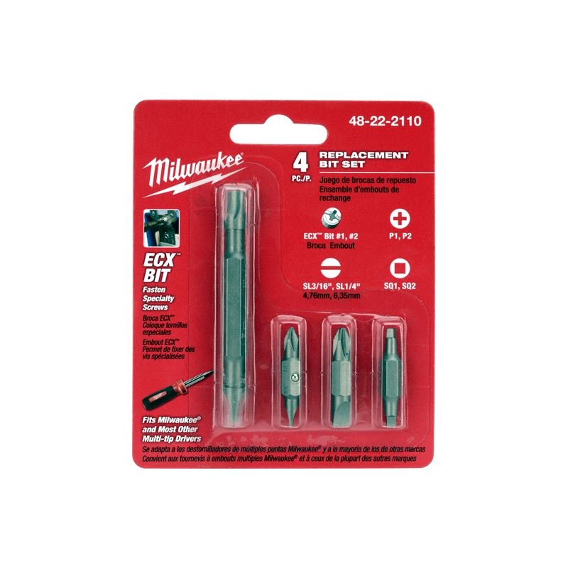 Milwaukee 48-22-2110 Replacement Bit Set (4 PC)