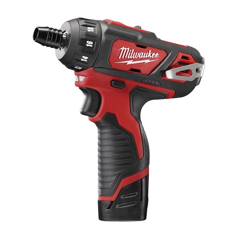 Milwaukee 2406-22 M12 1/4 Hex 2-Speed Screwdriver Kit
