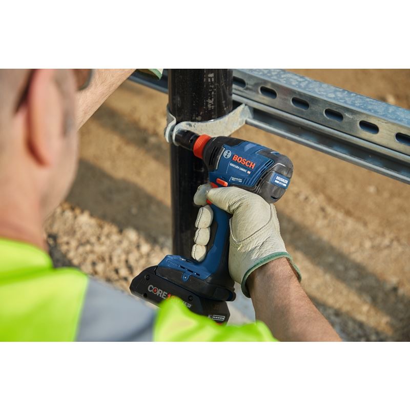 Bosch GDX18V-1860CN 18V Brushless Connected-Ready Freak 1/4 In. and 1/2 In.Two-In-One Bit/Socket Impact Driver (Bare Tool)
