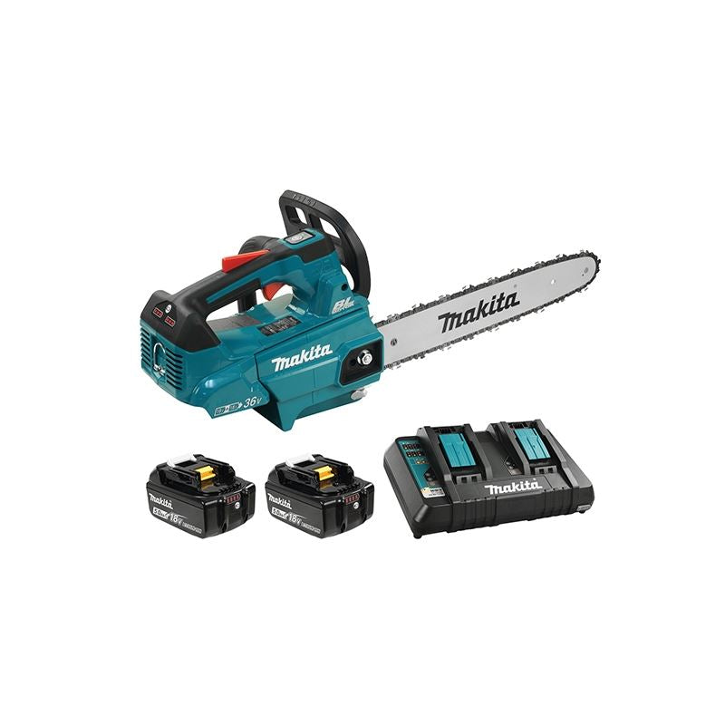 Makita DUC356PT2 14 in / 18Vx2 LXT Chainsaw (Top Handle)