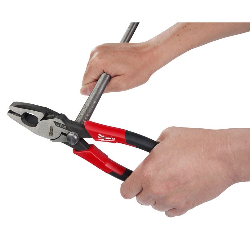Milwaukee MT550T 9in Linemans Comfort Grip Pliers w/ Thread Cleaner (USA)