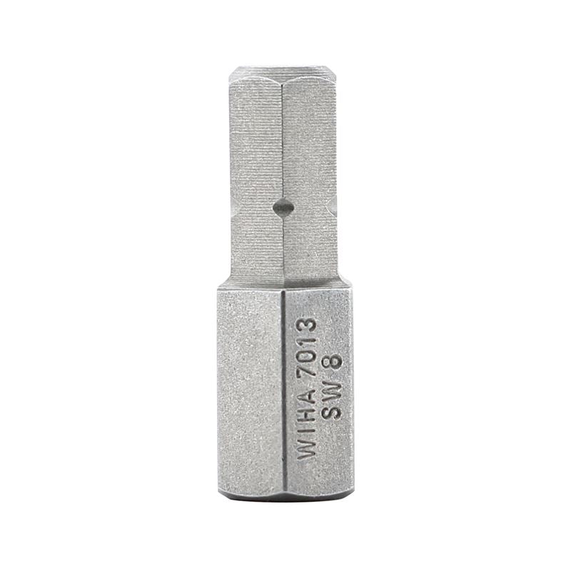 Wiha Hex Metric Insert Bit 8.0 x 25mm Pack of 10 Bits