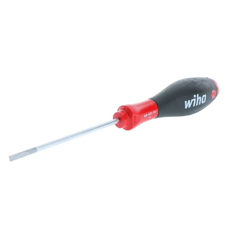 Wiha SoftFinish Slotted Driver 4.0 x 100mm