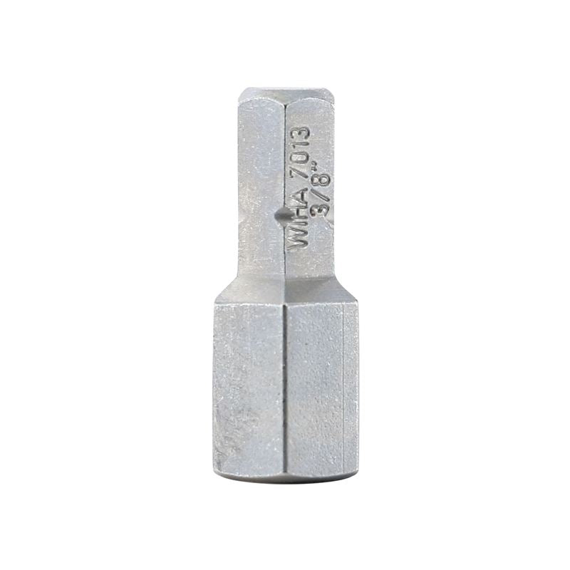 Wiha Hex Inch Insert Bit 3/8 x 25mm Pack of 10 Bits