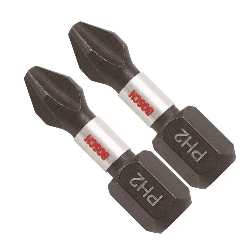 Bosch | ITPH2102 2 pc. Impact Tough 1 In. Phillips #2 Insert Bits