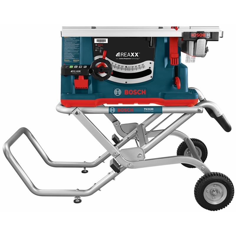 Bosch | GTS1041A-09 10 In. REAXXe Jobsite Table Saw with Gravity-Rise Wheeled Stand