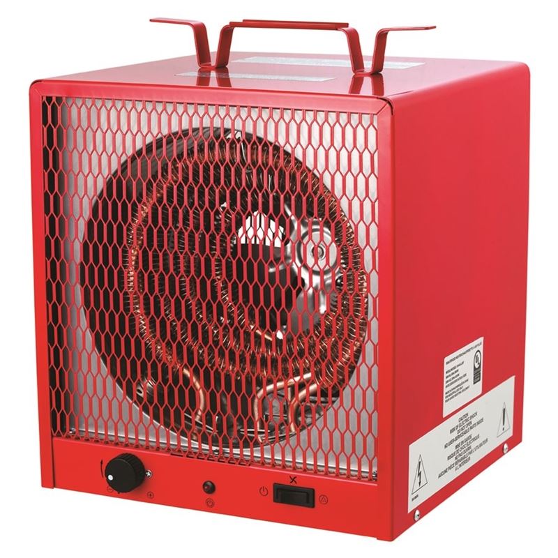 Toolway 5400 Watt Fan-Forced Construction Heater - Closed Motor