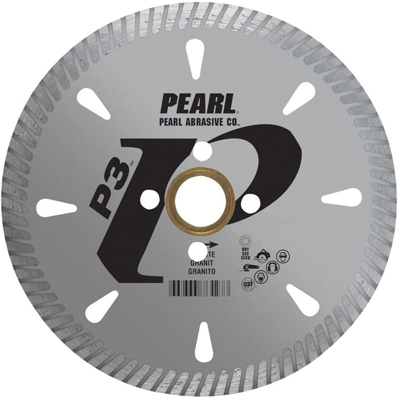 Pearl DIA6GRTE4 P3 6 in Granite Diamond Blade 7/8, 20mm, 5/8, 4-holes